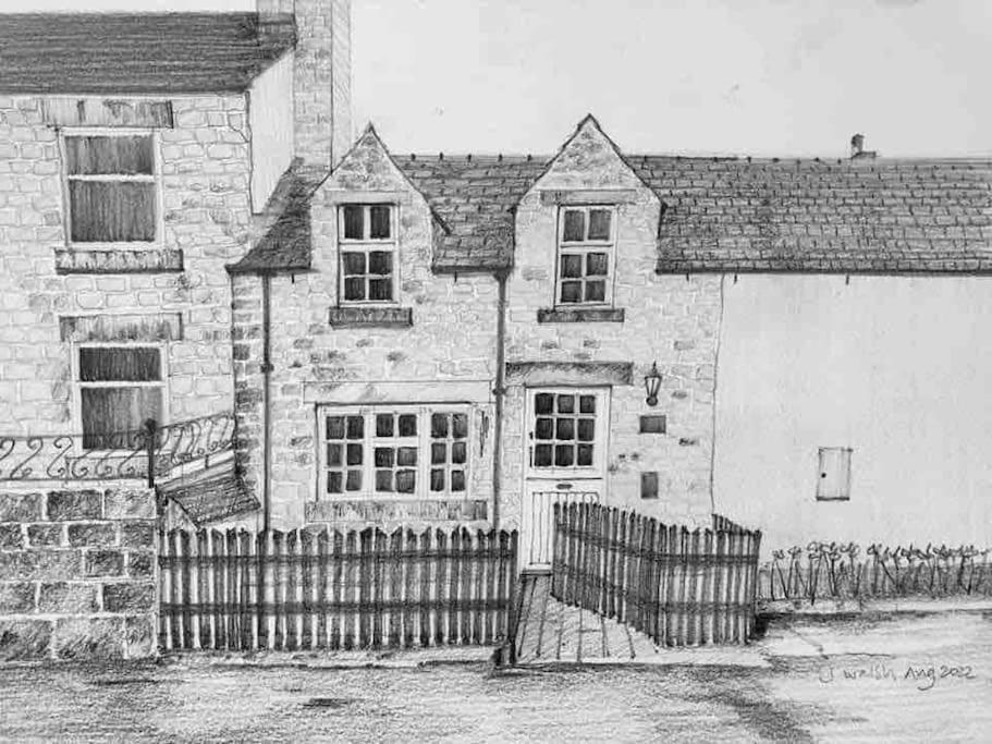 Gorgeous Cozy Cottage With A Heritage Feel, Walks, Pubs & Wood Burner Tideswell Exterior foto
